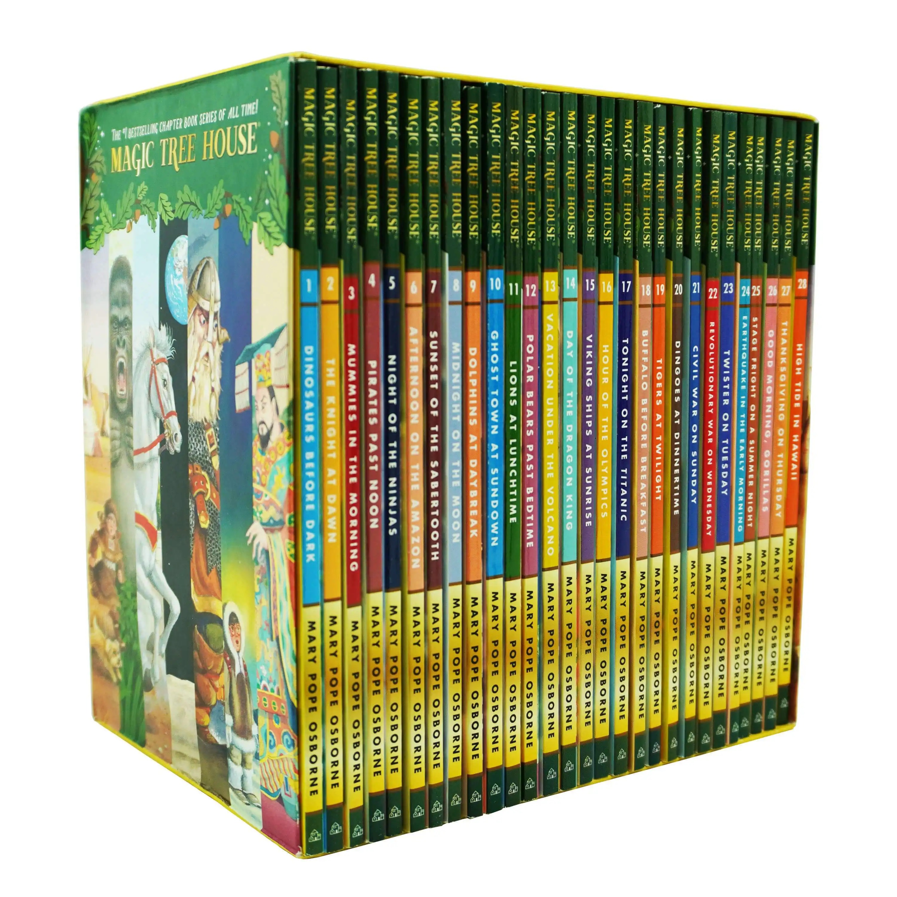 Magic Tree House by Mary Pope Osborne: Books 1-28 Box Set - Ages 6-9 - Paperback