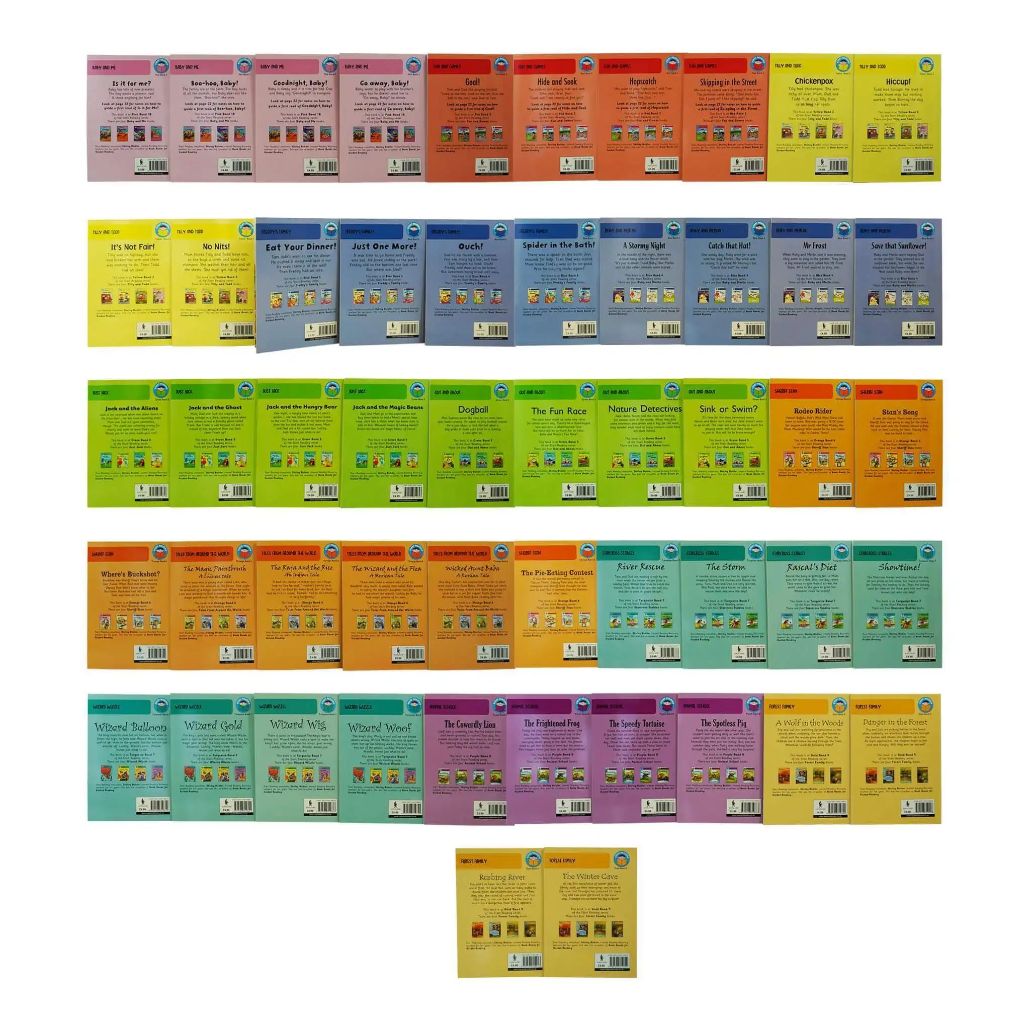 More Start Reading Series 52 Books Collection Set - Ages 4-7 - Paperback