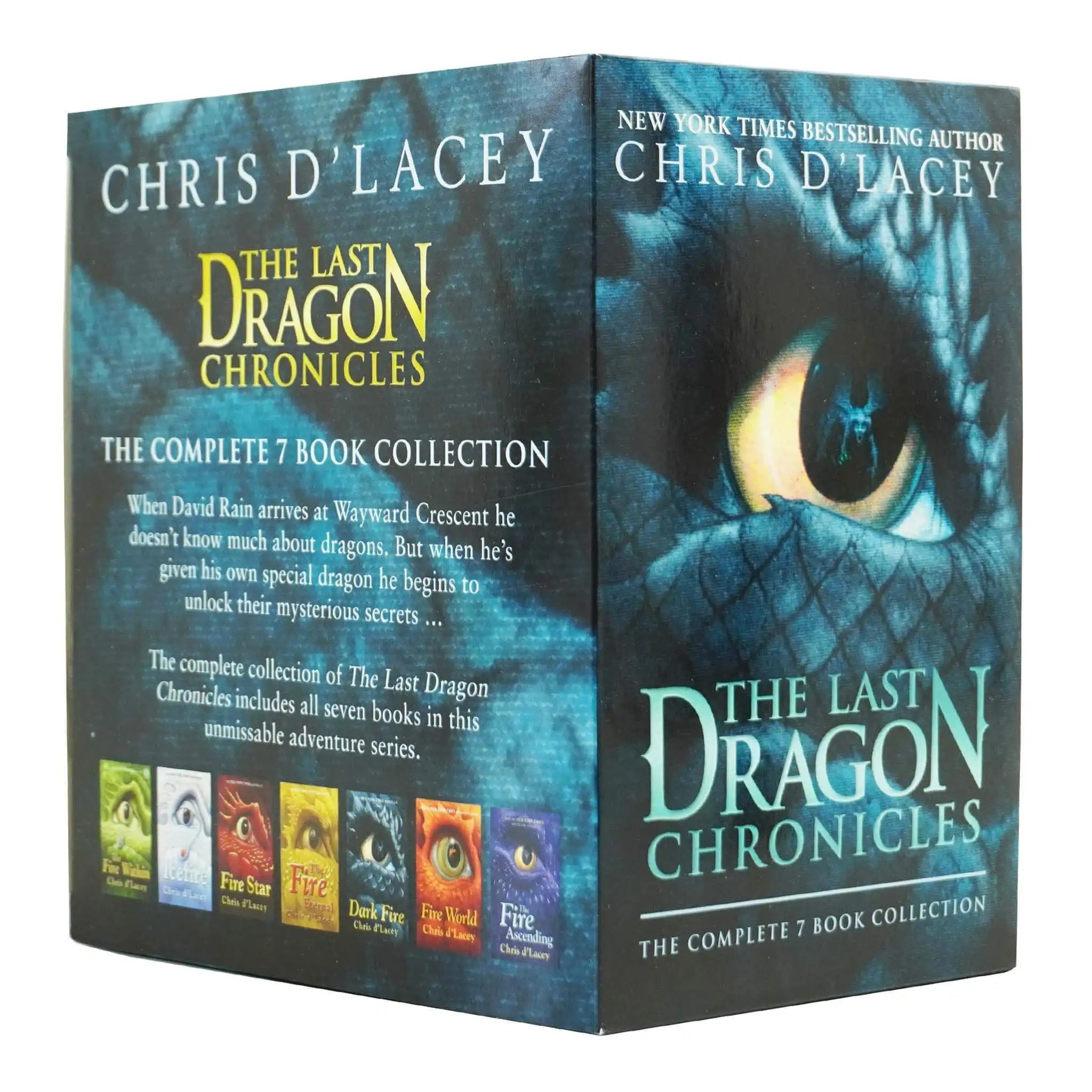 The Last Dragon Chronicles: The Complete Collection by Chris d'Lacey 7 Book Box Set - Ages 6-12 - Paperback