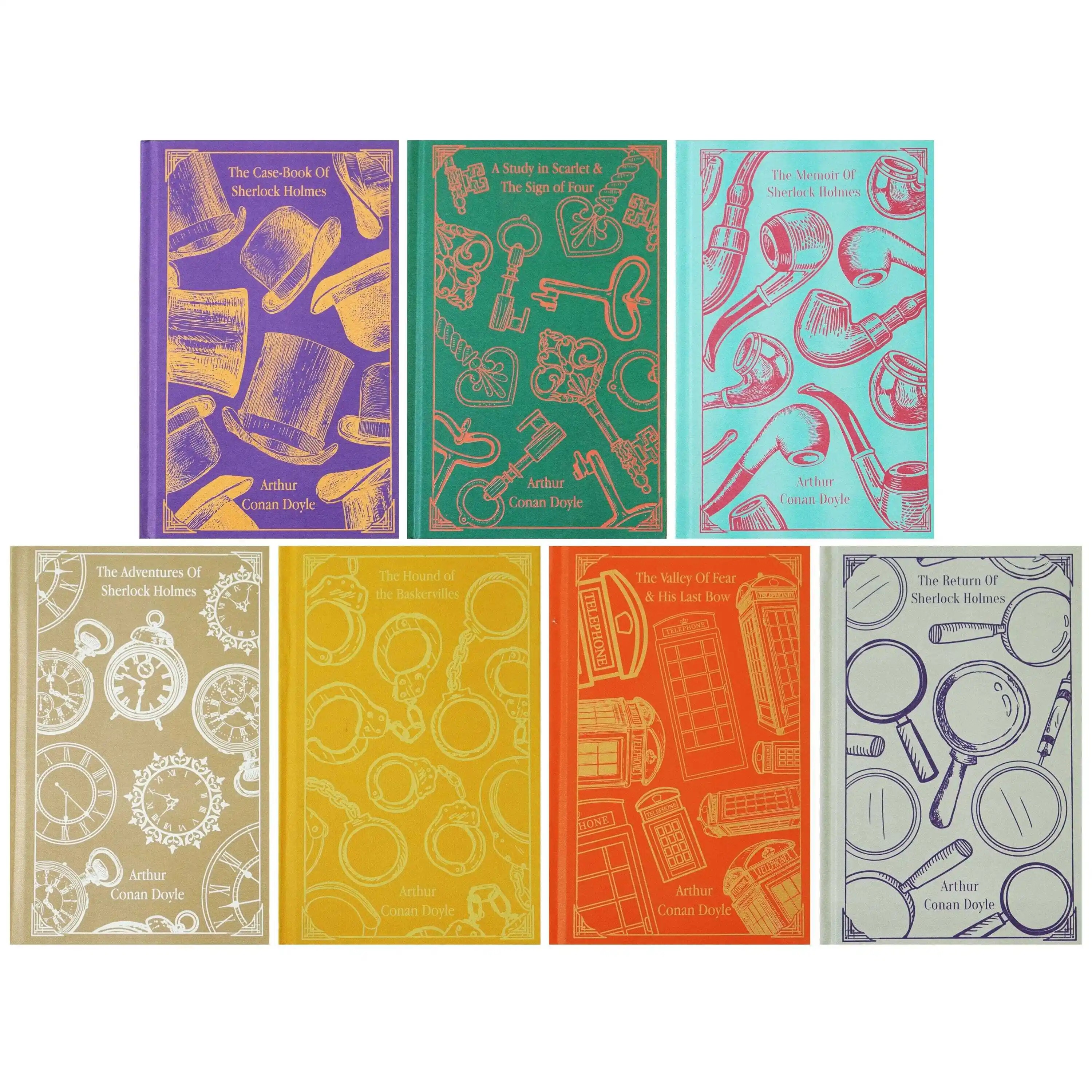 The Sherlock Holmes By Arthur Conan Doyle: 7 Books Collection Box Set - Fiction - Hardback