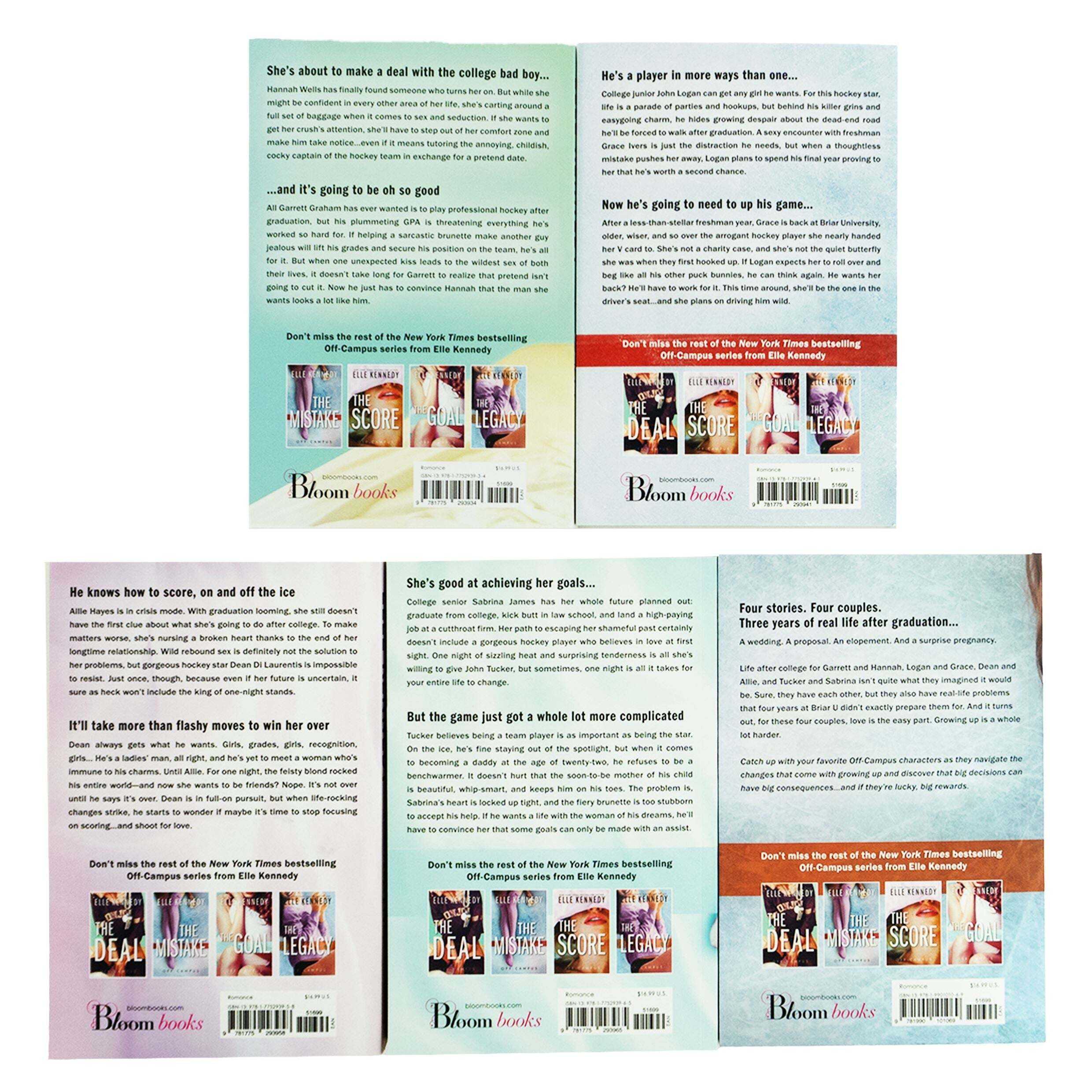 Off-Campus Series By Elle Kennedy 5 Books Collection Set - Fiction - Paperback