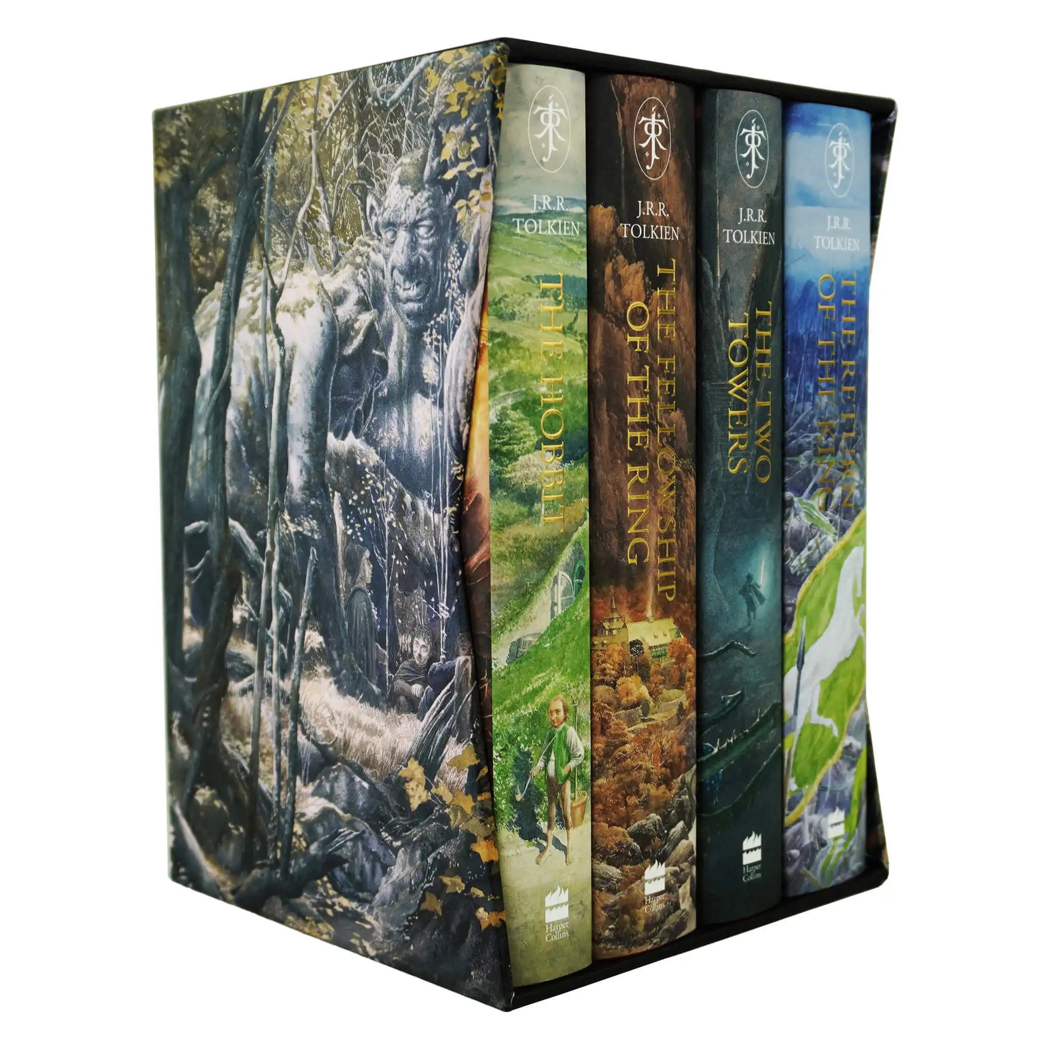 The Hobbit & The Lord of the Rings by J.R.R. Tolkien 4 Books Box Set - Fiction - Hardback