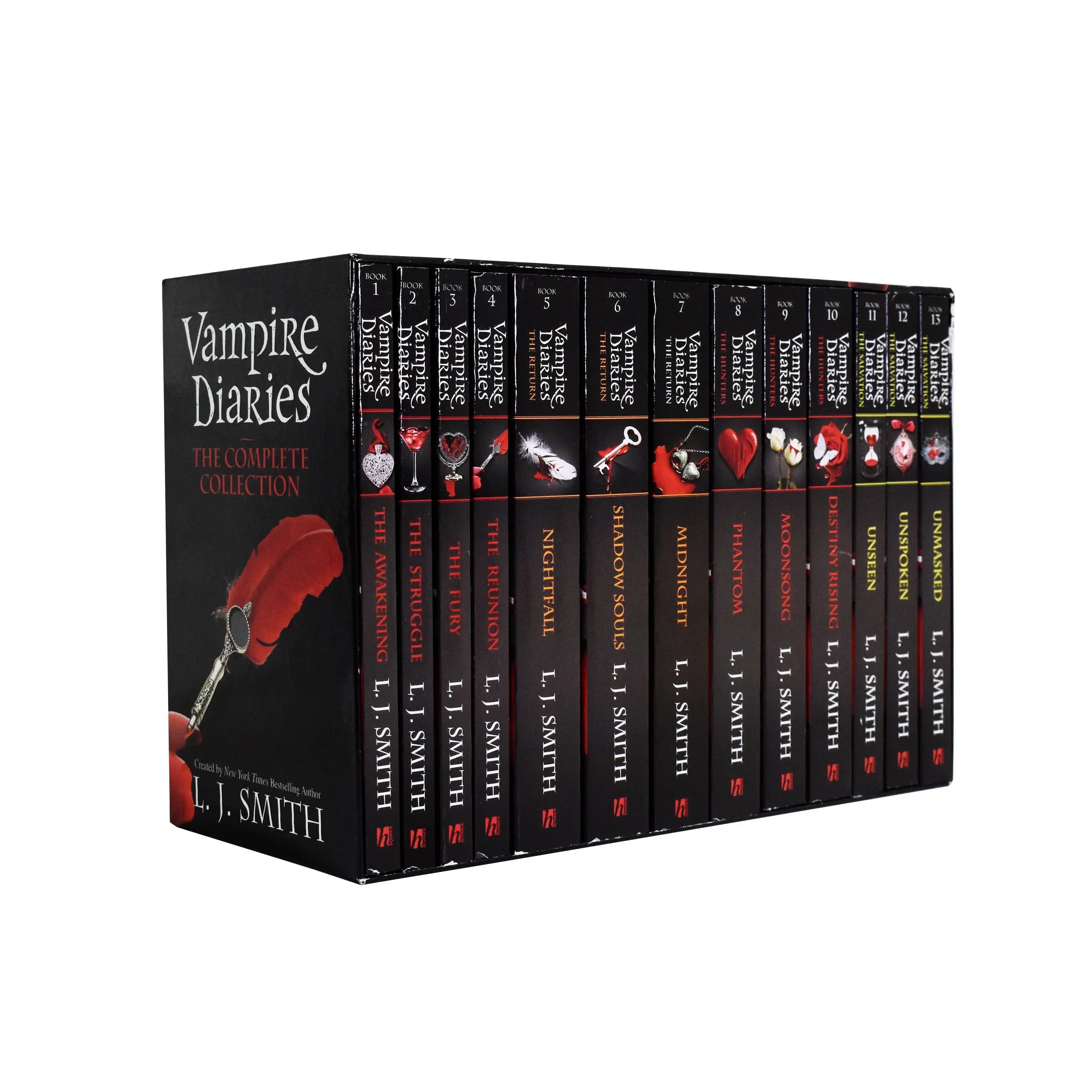 Vampire Diaries The Complete Collection 13 Books Box Set by L. J. Smith - Ages 12+ - Paperback