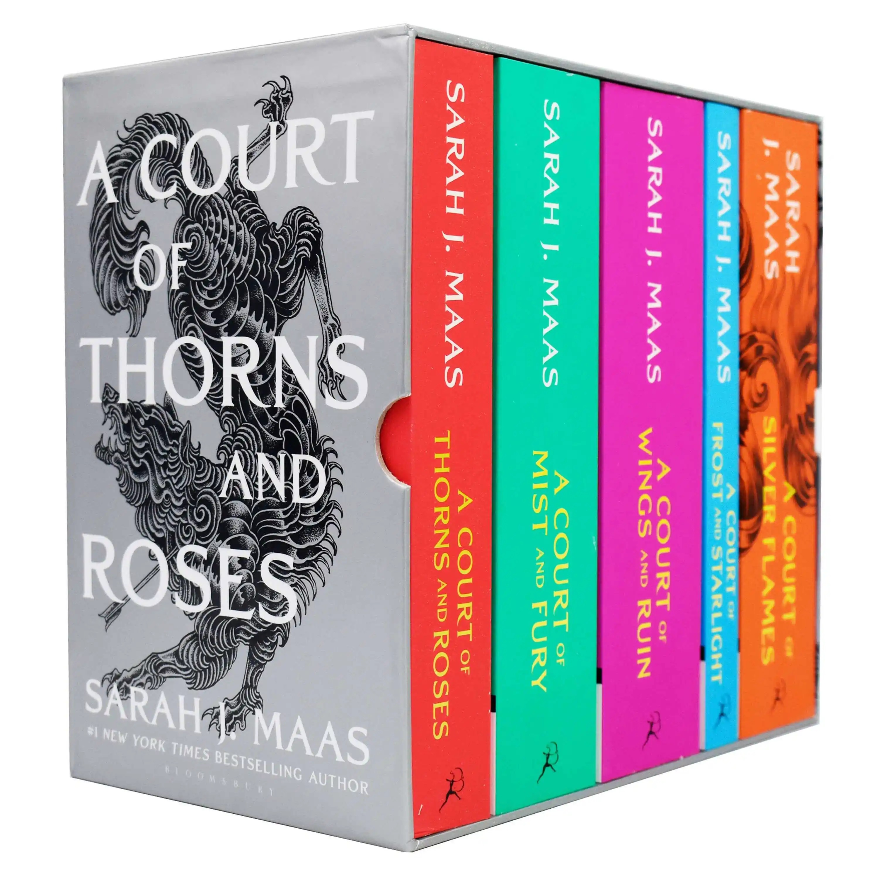 A Court of Thorns and Roses Series by Sarah J. Maas 5 Books Box Set - Ages 17+ - Paperback