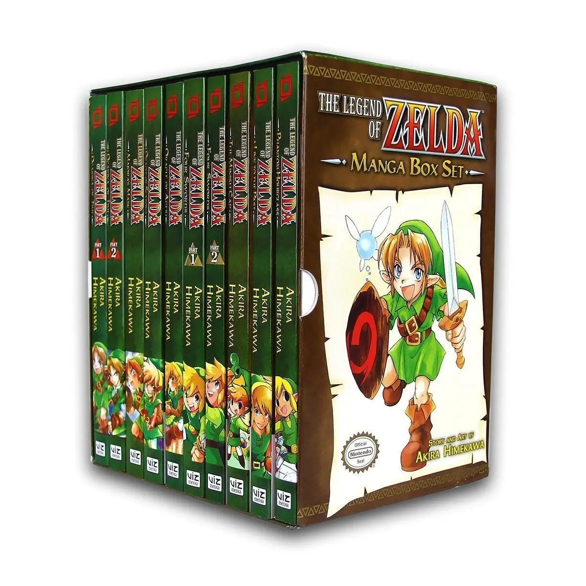 The Legend Of Zelda Box Set 1-10 - 10 Books - Action / Adventure - Paperback - Akira Himekawa