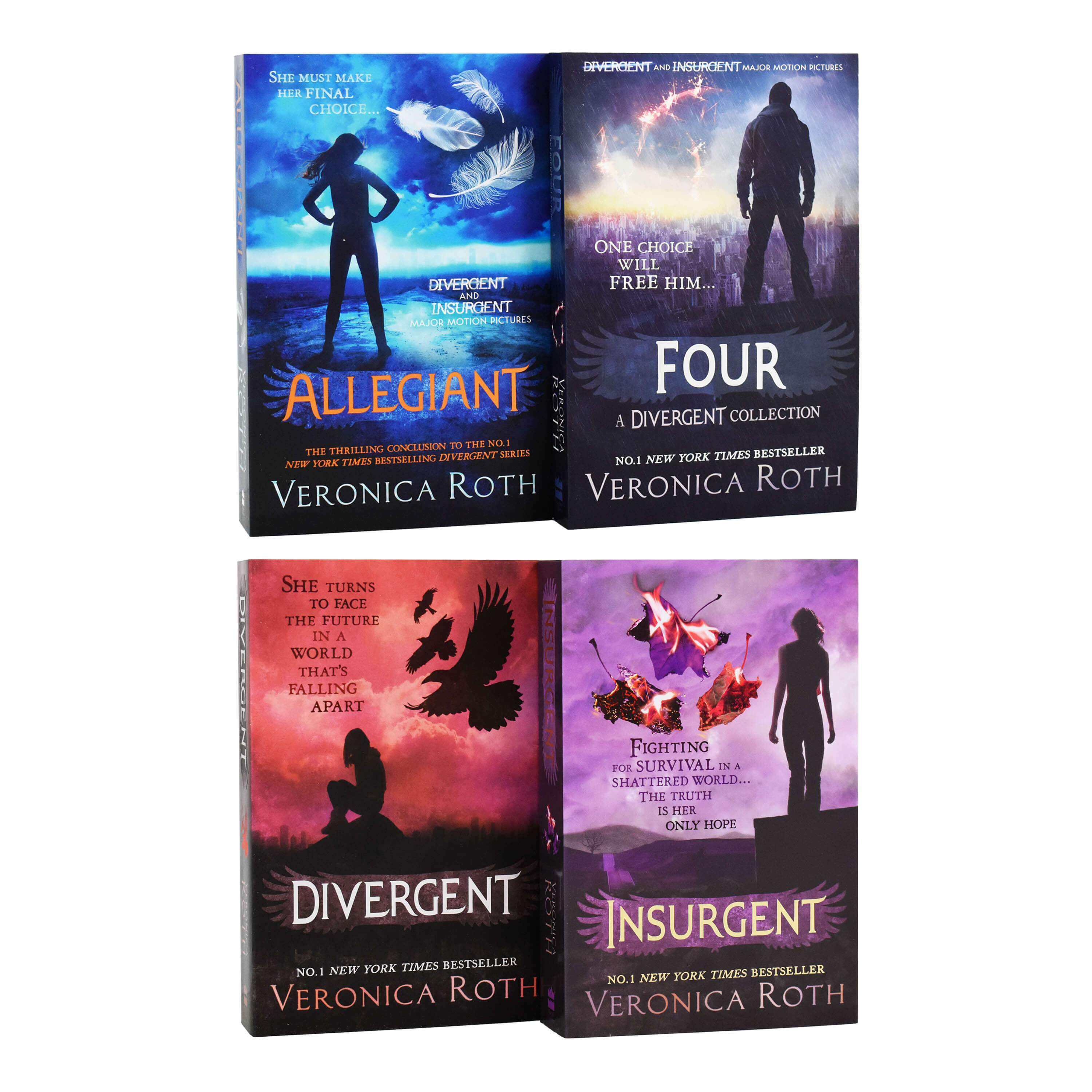 Divergent Series By Veronica Roth 4 Books Collection Set - Ages 13+ - Paperback