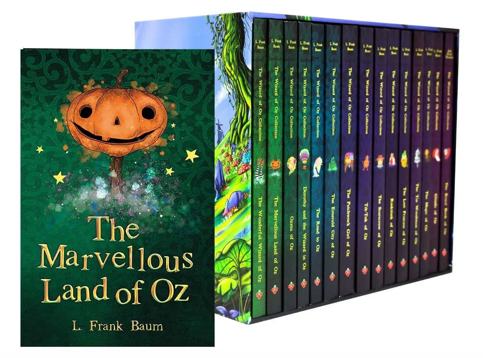 The Wizard of Oz Collection by L. Frank Baum 15 Books Box Set - Ages 9-14 - Paperback