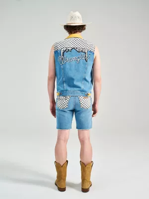 Wrangler x Pit Viper Cut-Off Jorts in Antique Wash