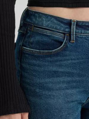 Women's Wrangler® High Rise True Straight Leg Jean in Ivy