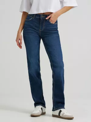 Women's Wrangler® High Rise True Straight Leg Jean in Ivy
