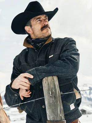 Filson x Wrangler Two-Tone Denim Work Jacket:Indigo:XL