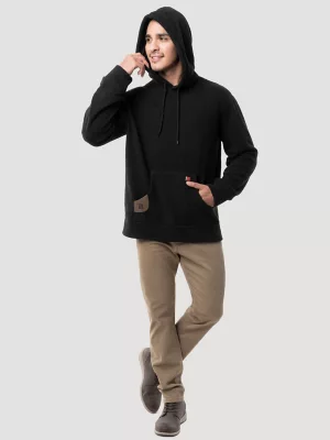 Men's RIGGS WORKWEAR® Sherpa Pullover Hoodie in Black
