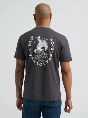 Men's Mexico Horse Rider Graphic T-Shirt in Que Vivan