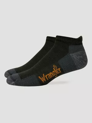 Mens Merino Wool Outdoor Low Cut Sock:Olive:L