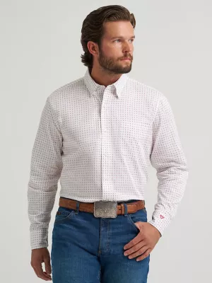 Mens Cody Johnson 1 Pocket Button Shirt:Ruby Dots:XXL