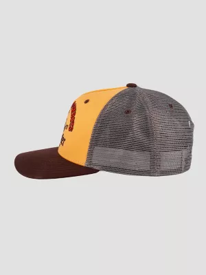 Buckin Trailhead Baseball Cap:Burnt Gold/Gray/Dark Brown:One Size
