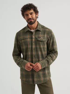 Wrangler ATG™ Men's Campsite Plaid Shirt in Forest