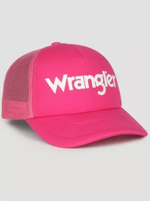 Wrangler Logo Baseball Cap:Pink:One Size