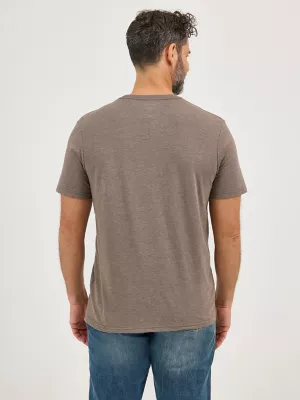 Men's Wrangler Longhorn Graphic T-Shirt in Morel