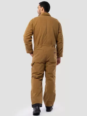 Mens Workwear Insulated Flex Duck Coverall:Rubber Brown:XXL