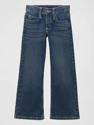 Girl's Wrangler® Premium Patch® Jean (4-14) in Dark Blue