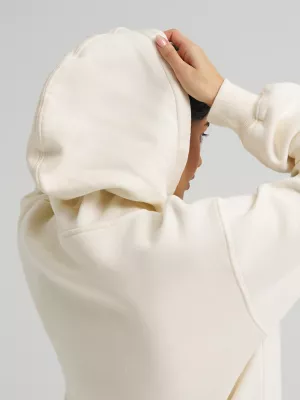 Women's Wrangler Bold Logo Hoodie in White