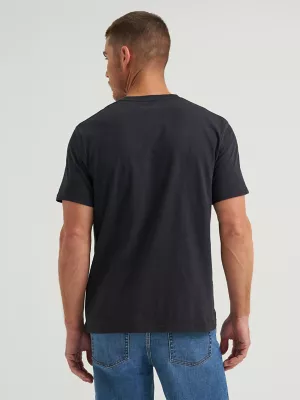 Men's Professional Bull Riders T-Shirt in Jet Black