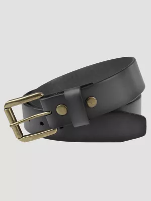 Men's Wrangler® Burnished Leather Belt in Brown