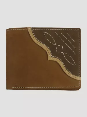 Mens Wallet Keychain Gift Set:Brown:One Size