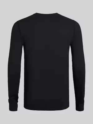 Men's RIGGS® Brushed Jersey Thermal T-Shirt in Black