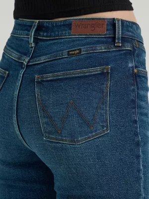 Women's Wrangler® High Rise True Straight Leg Jean in Ivy