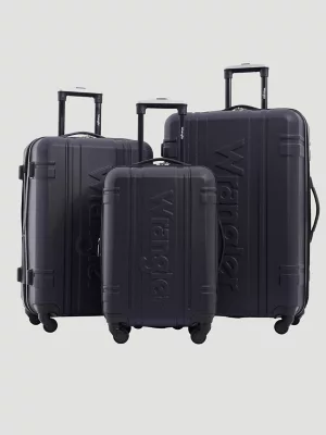 Astral Travel 3 Piece Luggage Set:Dark Sapphire:One Size: