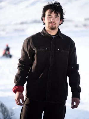 Wrangler x ROA Lona Denim Shirt in Demitasse Brown