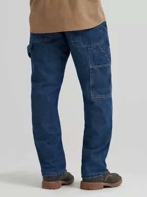 Wrangler® Fleece Lined Carpenter Jean in Dark Stone