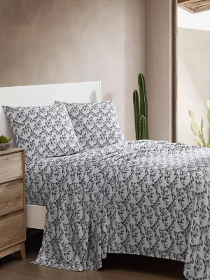 Wrangler Patterned Full Sheet Set:Mustangs/ Black:Full