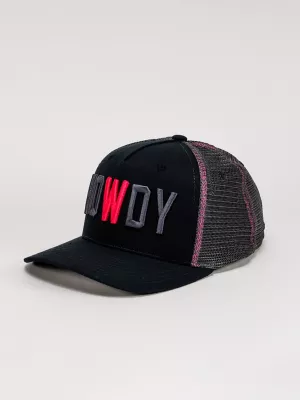 Womens Howdy Trucker Hat:Grey:One Size