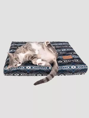 Reversible Southwest Crate Mat:Blue Multi:XXL