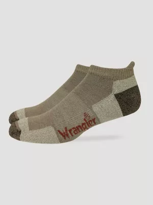 Mens Merino Wool Outdoor Low Cut Sock:Olive:L