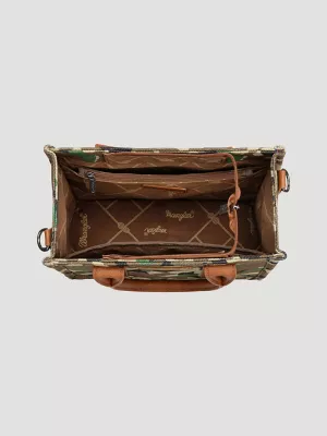 Camo Print Small Tote:Camo:One Size