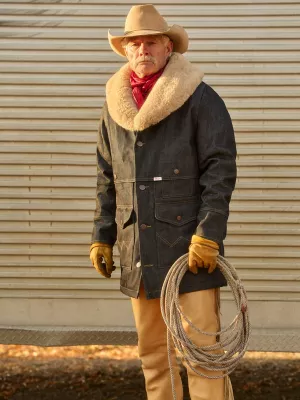 Filson x Wrangler Indigo Packer Jacket in Indigo