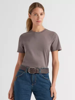 Women's Wrangler® RIGGS Workwear® Short Sleeve Performance T-Shirt in Charcoal