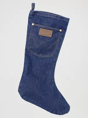 Wrangler Denim Christmas Stocking:Prewashed