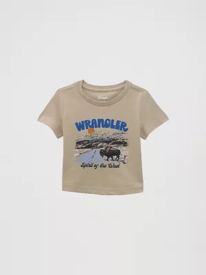 Little Boy's Short Sleeve Graphic T-Shirt in Future Cowboy