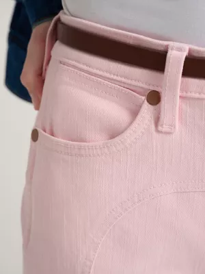 Wrangler x Stranger Things Nancy Jean in Bubble Gum Blush