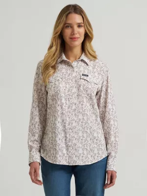 Women's Wrangler Aria Performance Shirt in White