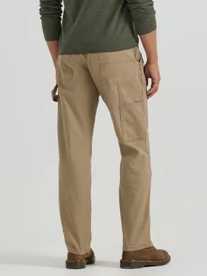 Wrangler® Men's Five Star Premium Carpenter Jean in Khaki Canvas