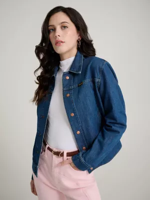 Wrangler x Stranger Things Nancy Jacket in Classic Blue