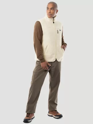 Men's Wrangler ATG™ Sherpa Utility Hiking Vest in Bone White