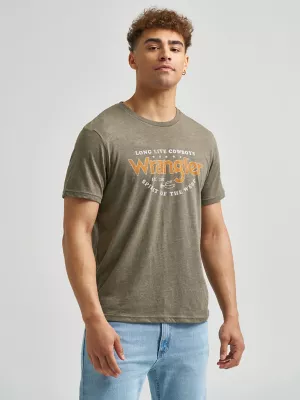 Men's Spirit of the West T-Shirt in Dusty Olive