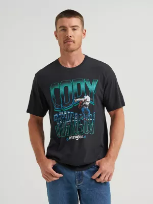 Men's Wrangler Cody Johnson Concert T-Shirt in Bold Black
